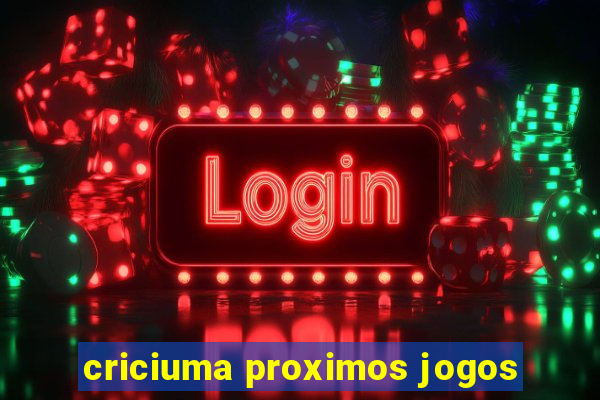 criciuma proximos jogos